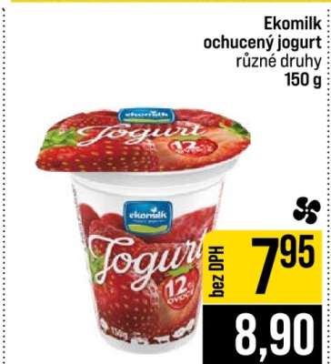 Ekomilk ochucený jogurt