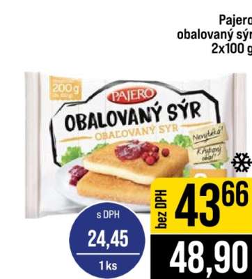 PAJERO Obalovaný sýr