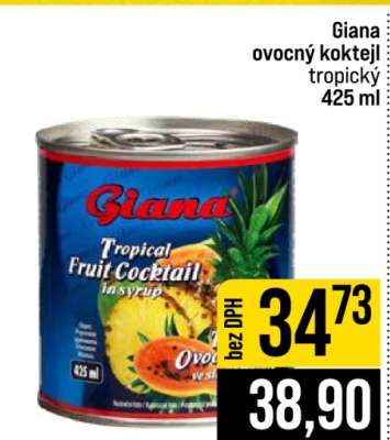 Giana ovocný koktejl tropický 425 ml