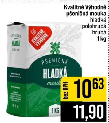 Kvalitně Výhodně pšeničná mouka
