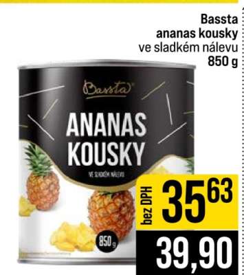 BASSTA Ananas kousky