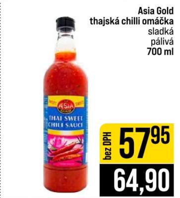 Asia Gold thajská chilli omáčka
