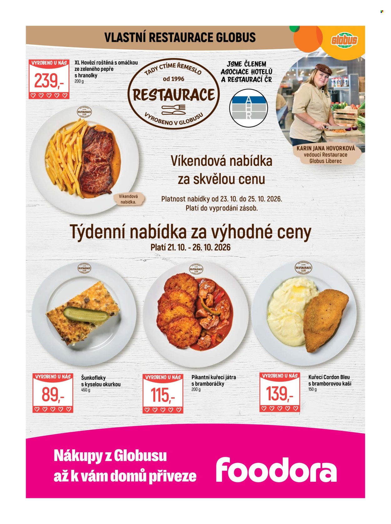 Leták Globus - 21. 10. 2026 - 27. 10. 2026. Strana 8