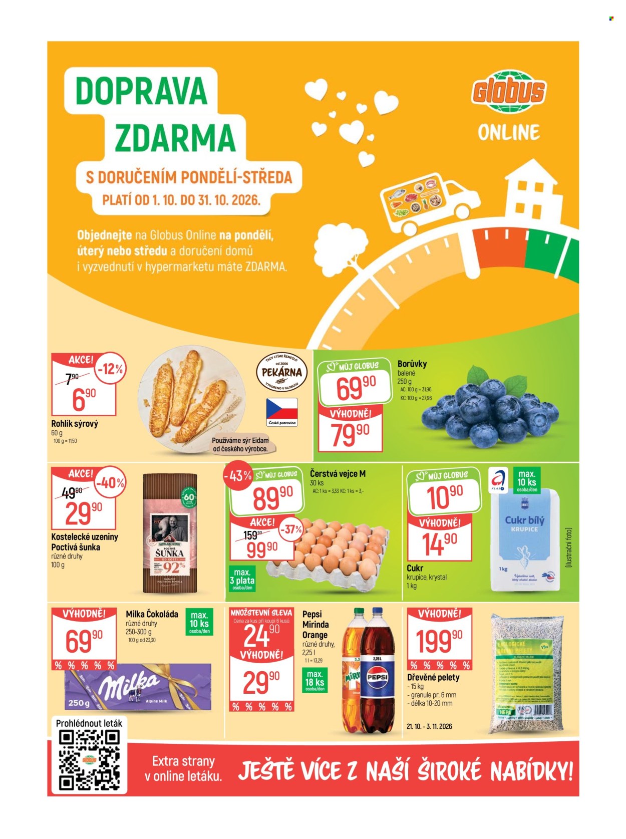 Leták Globus - 21. 10. 2026 - 27. 10. 2026. Strana 2
