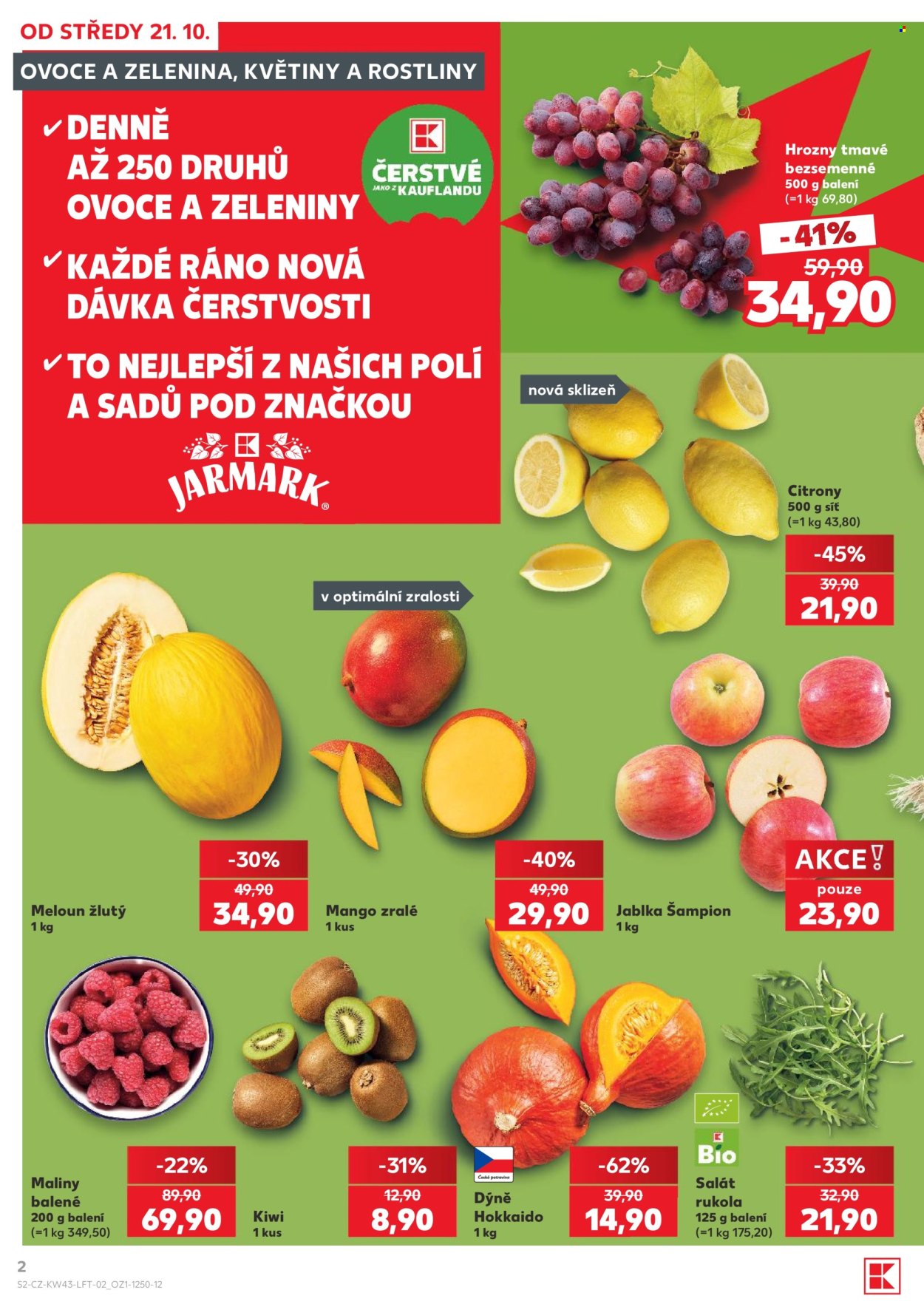 Leták Kaufland - 21. 10. 2026 - 27. 10. 2026. Strana 2