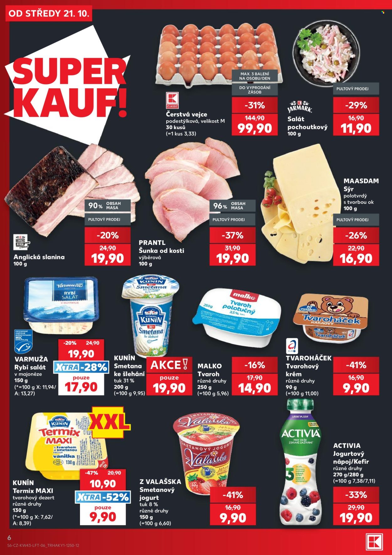 Leták Kaufland - 21. 10. 2026 - 27. 10. 2026. Strana 6
