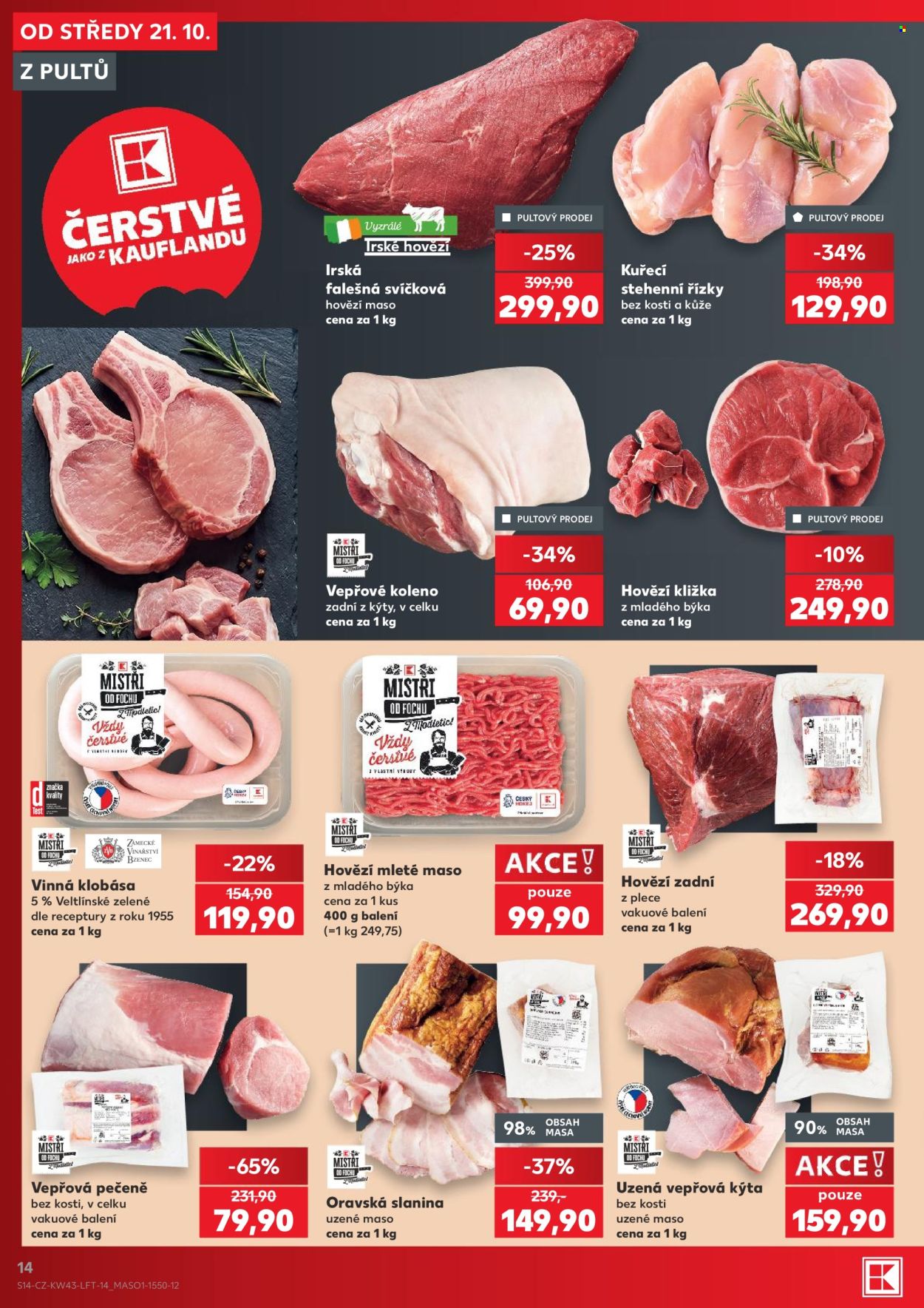 Leták Kaufland - 21. 10. 2026 - 27. 10. 2026. Strana 14