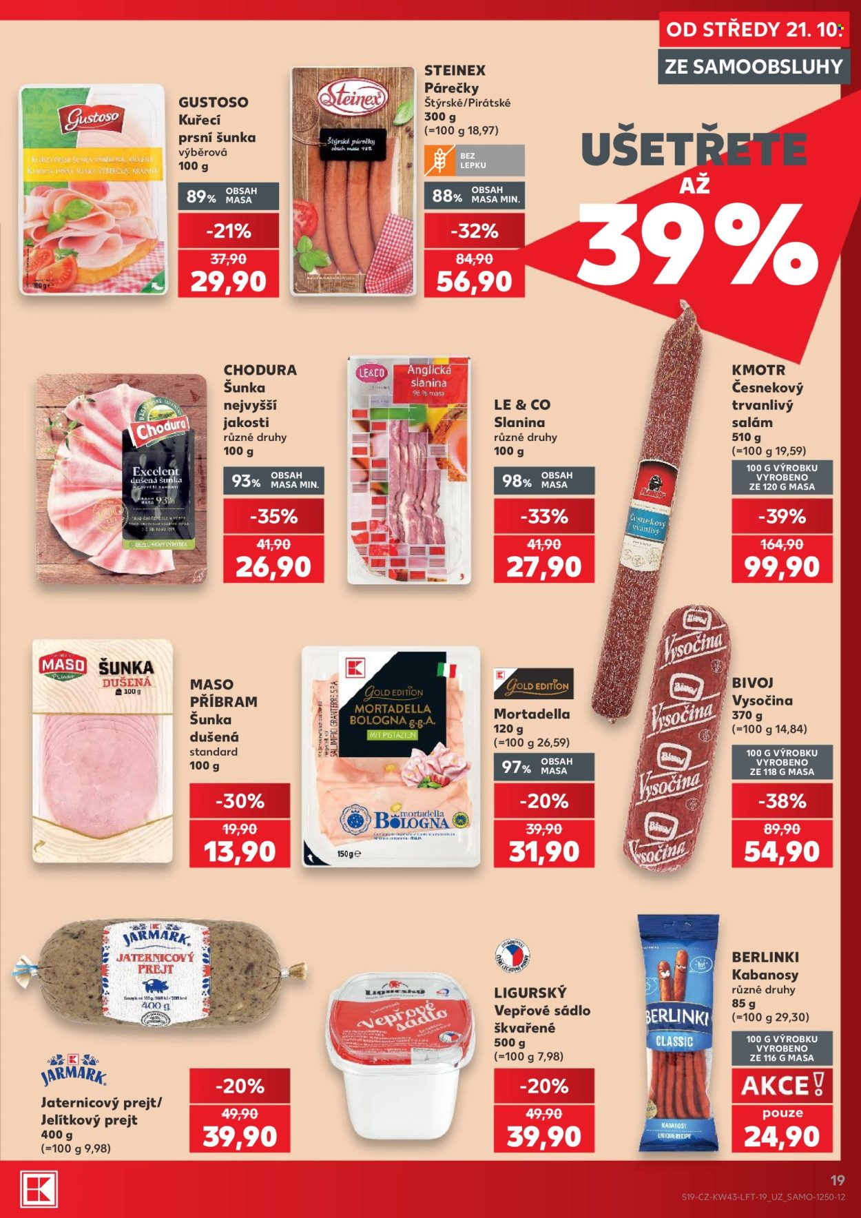 Leták Kaufland - 21. 10. 2026 - 27. 10. 2026. Strana 19
