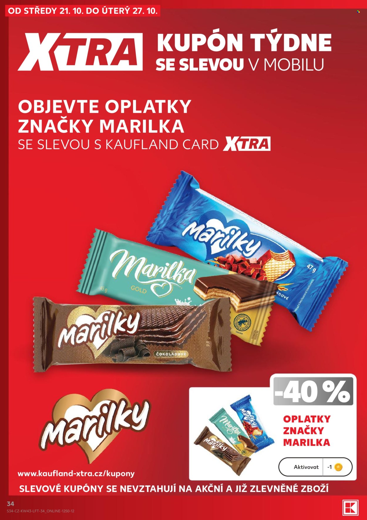 Leták Kaufland - 21. 10. 2026 - 27. 10. 2026. Strana 34