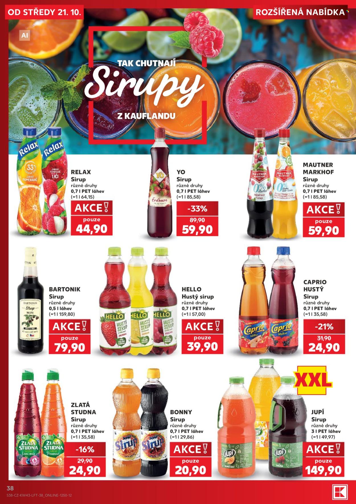 Leták Kaufland - 21. 10. 2026 - 27. 10. 2026. Strana 38