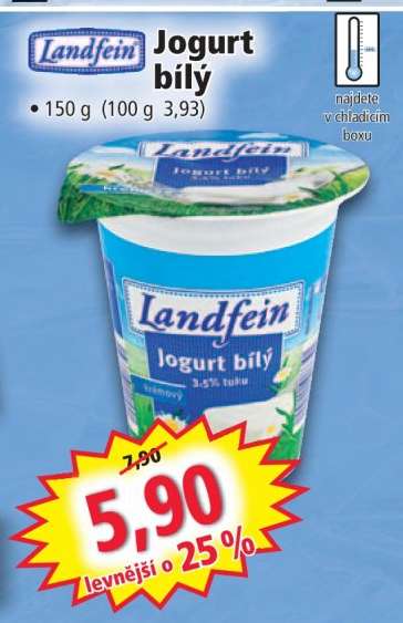 Landfein Jogurt bílý