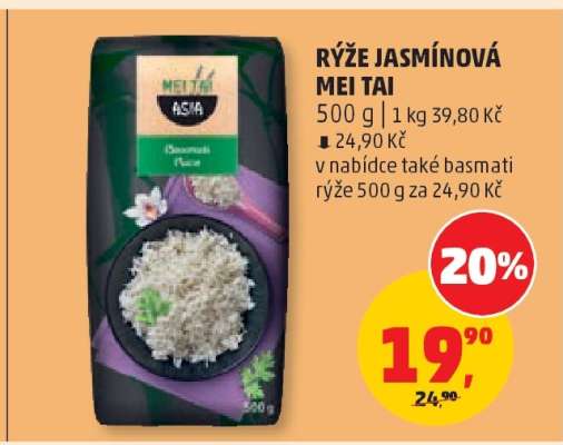 RÝŽE JASMÍNOVÁ MEI TAI*
