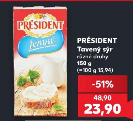Président tavený sýr