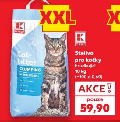 Stelivo pro kočky hrudkující 10 kg