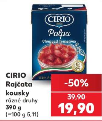 CIRIO Rajčata kousky