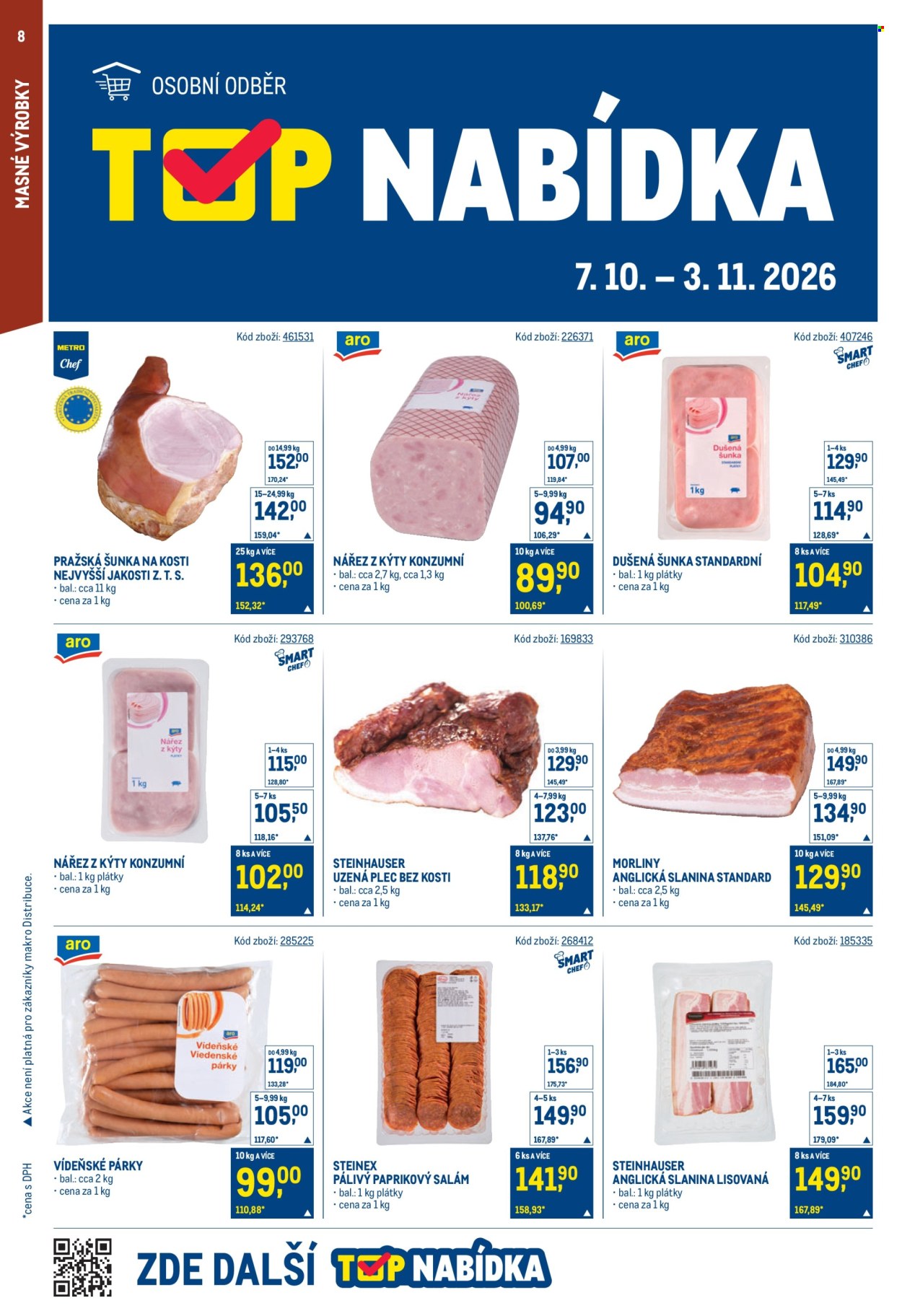 Leták MAKRO - 21. 10. 2026 - 3. 11. 2026. Strana 8