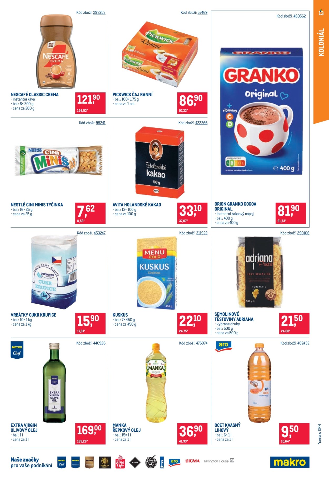 Leták MAKRO - 21. 10. 2026 - 3. 11. 2026. Strana 13