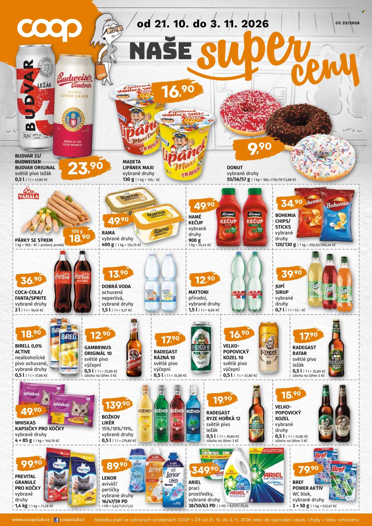 Leták coop TERNO - 21. 10. 2026 - 3. 11. 2026. Strana 1