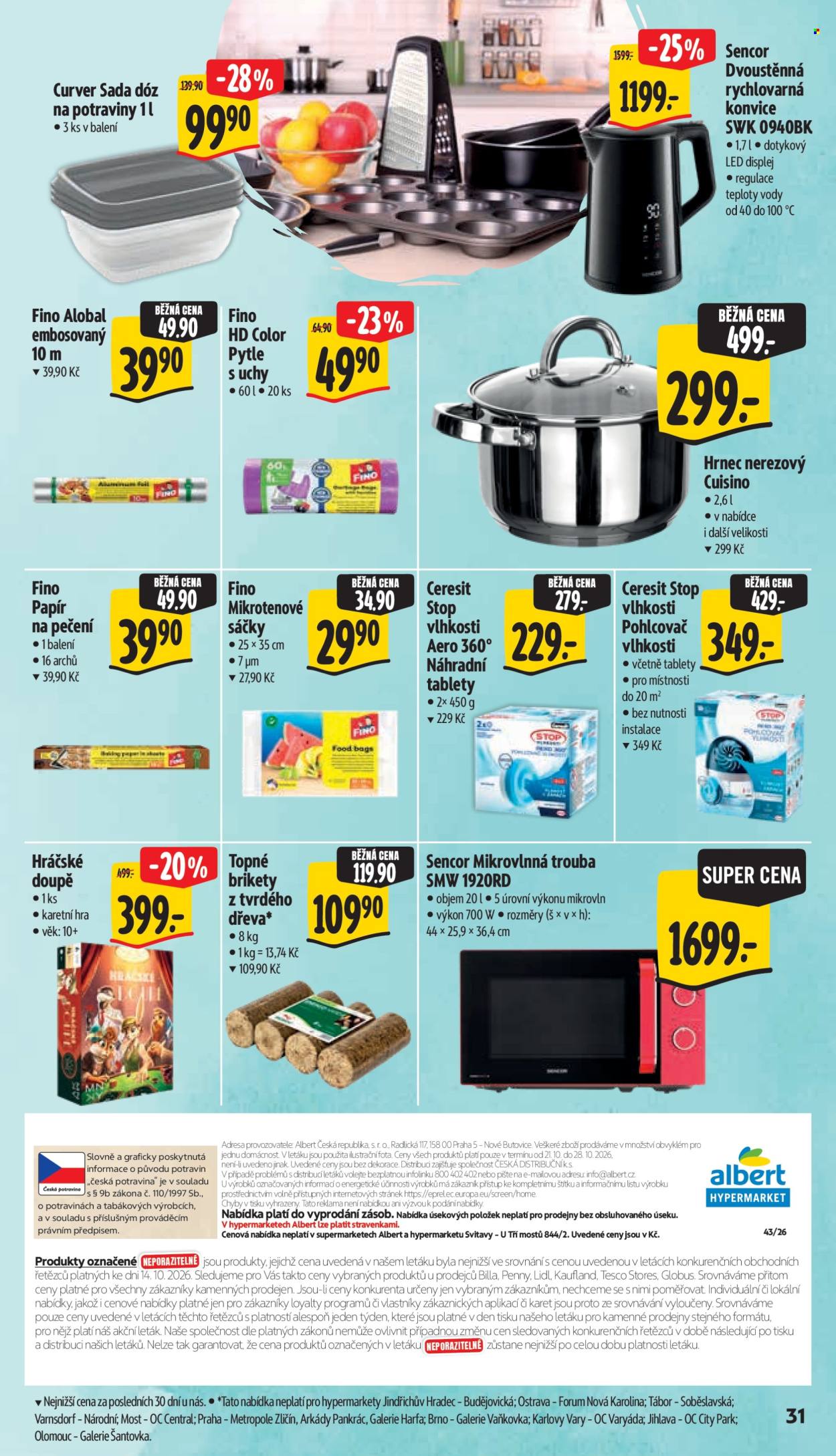 Leták Albert Hypermarket - 21. 10. 2026 - 27. 10. 2026. Strana 39
