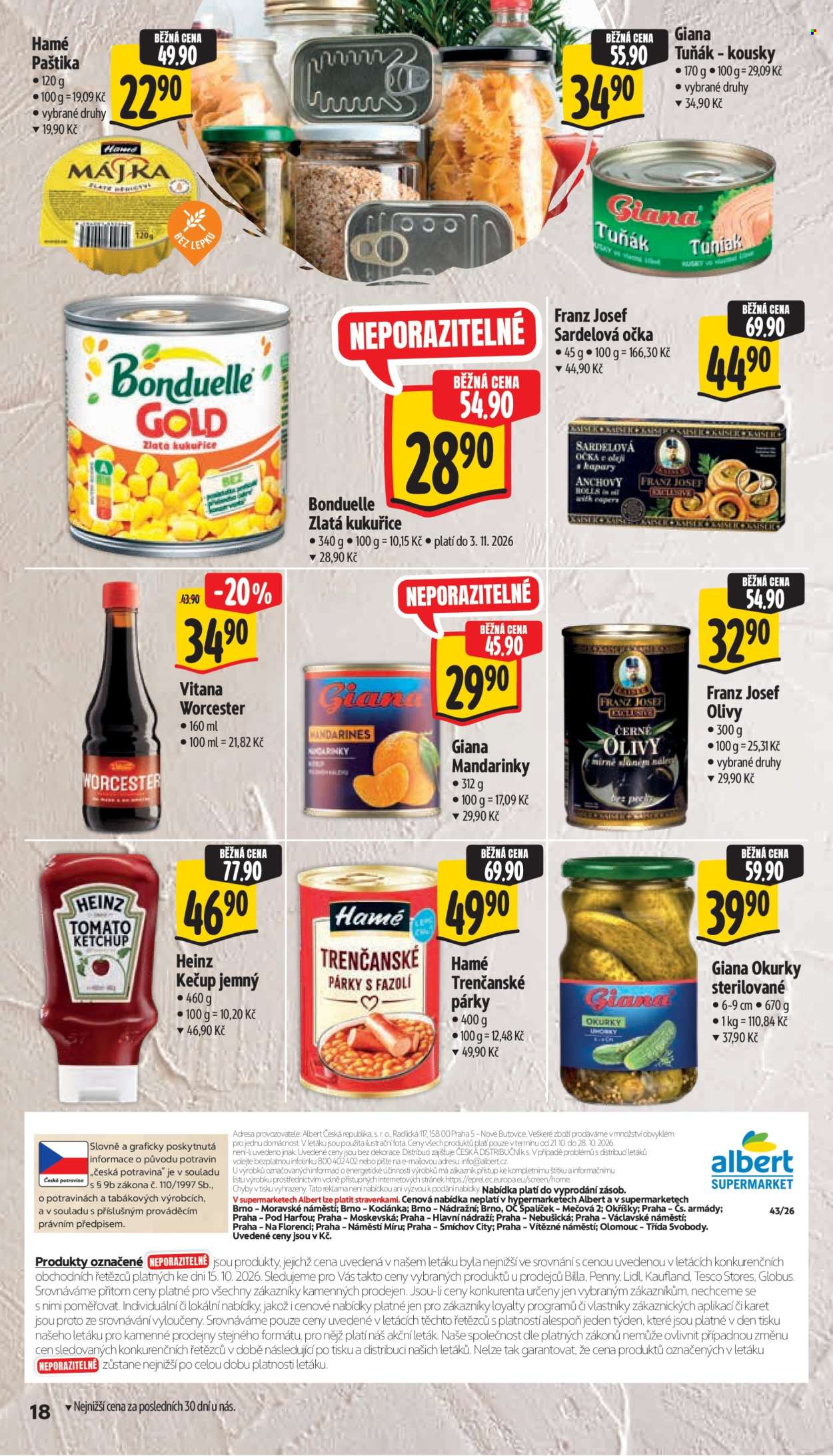 Leták Albert Supermarket - 21. 10. 2026 - 27. 10. 2026. Strana 26