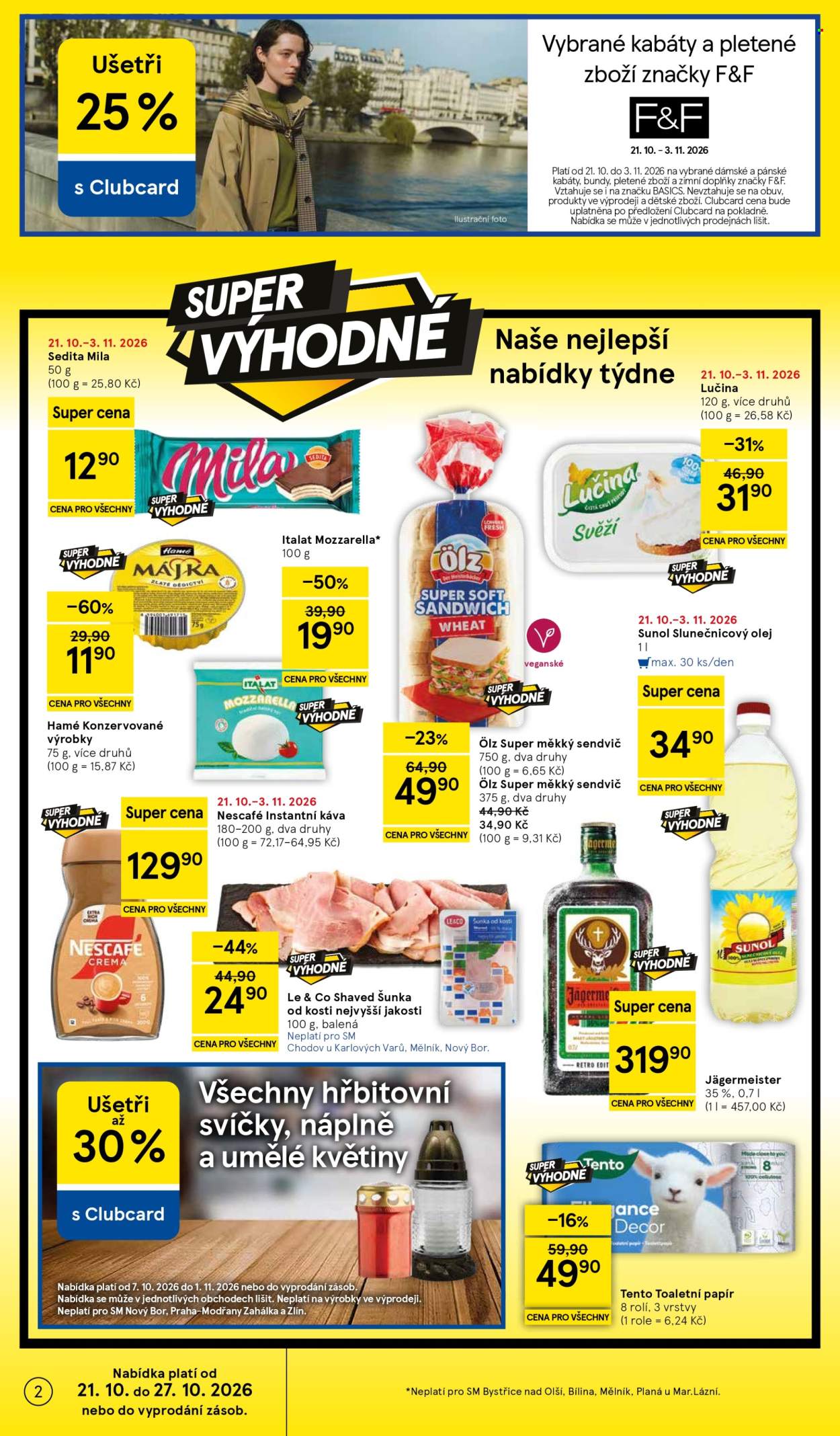 Leták TESCO supermarket - 21. 10. 2026 - 27. 10. 2026. Strana 2