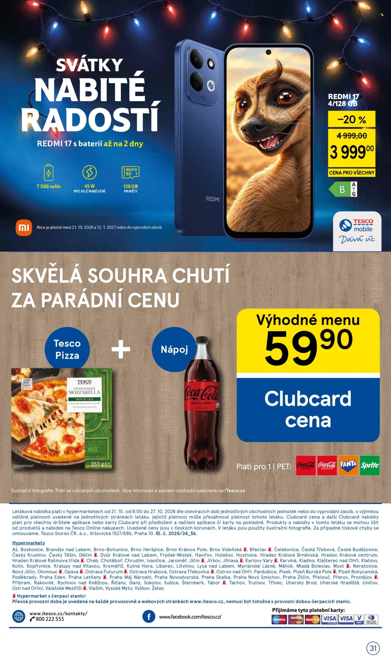 Leták TESCO - 21. 10. 2026 - 27. 10. 2026. Strana 31