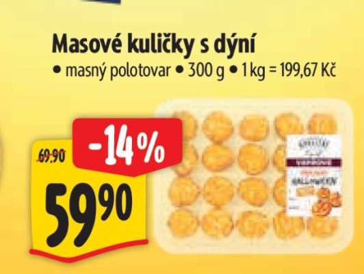 Masové kuličky s dýní
