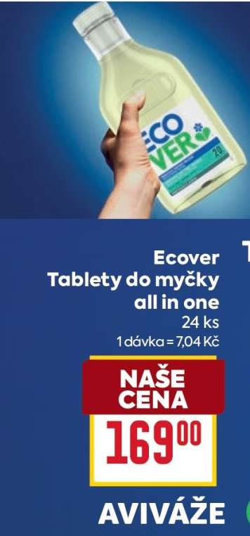Ecover Tablety do myčky all in one