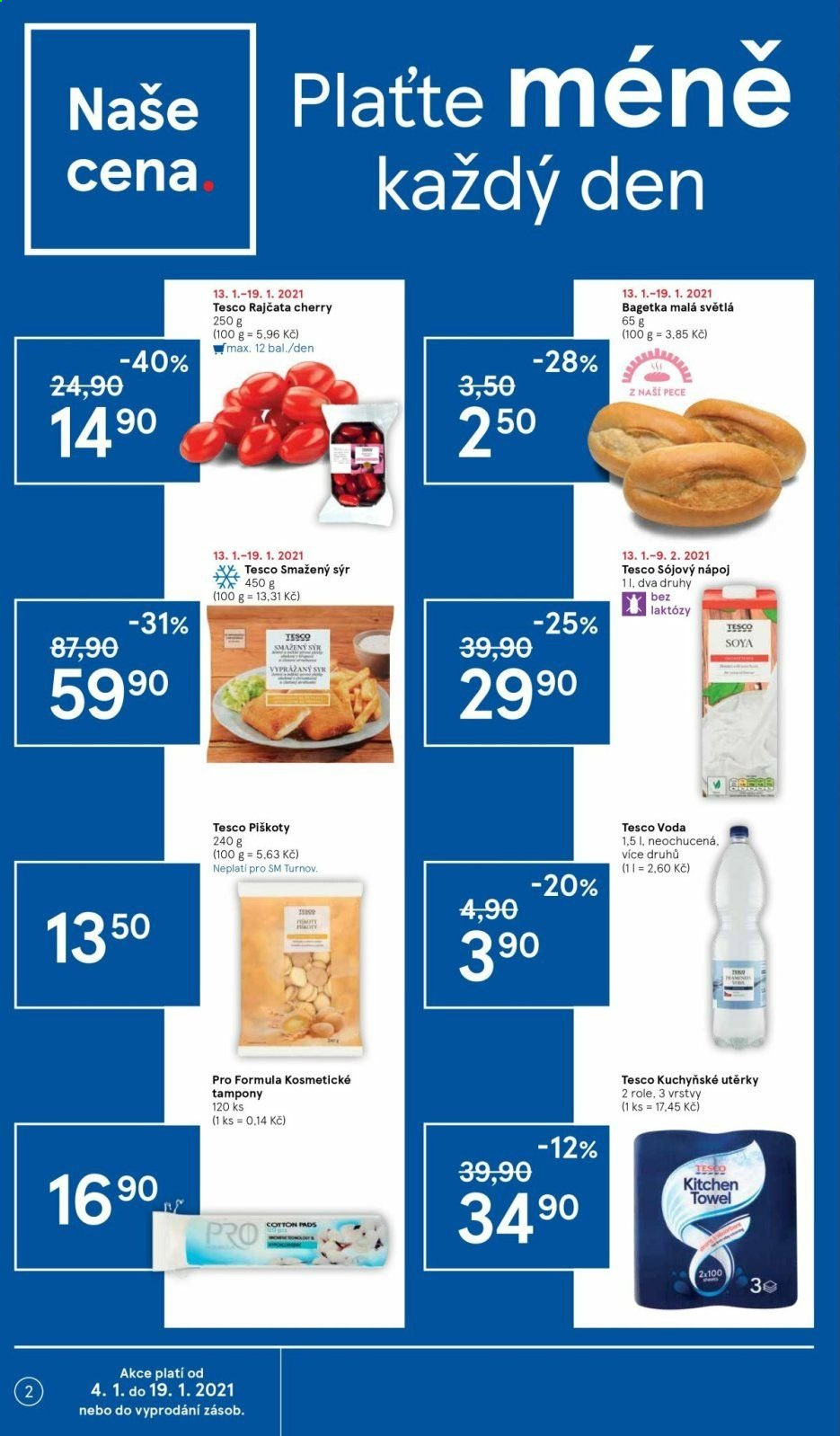 Leták TESCO supermarket - 13. 1. 2021 - 19. 1. 2021. 