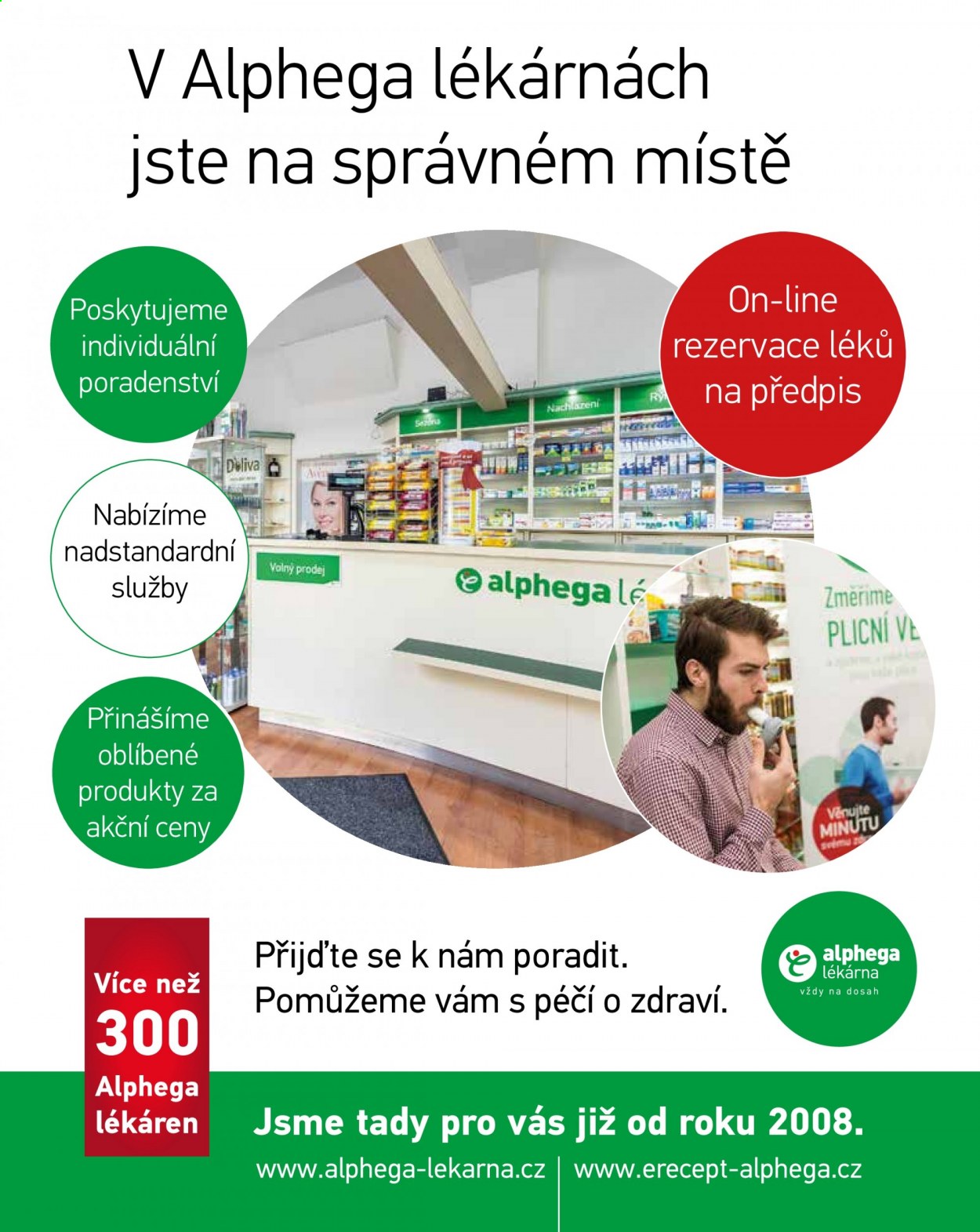 Leták Alphega lékárna - 1. 3. 2021 - 30. 4. 2021. 