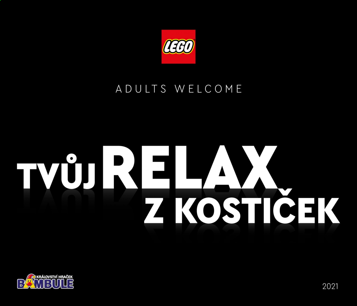 Leták LEGO. Strana 1.