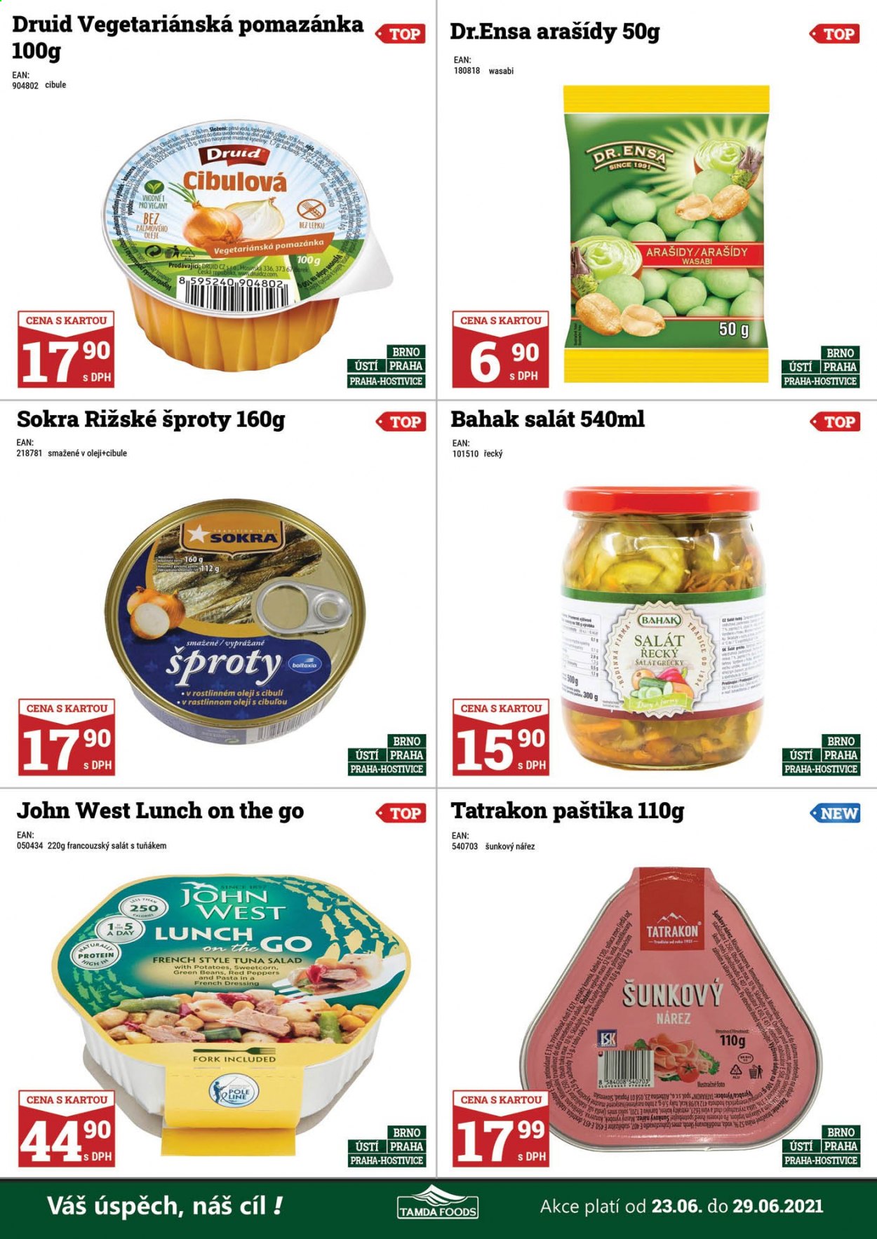 Leták Tamda Foods - 23. 6. 2021 - 29. 6. 2021. 