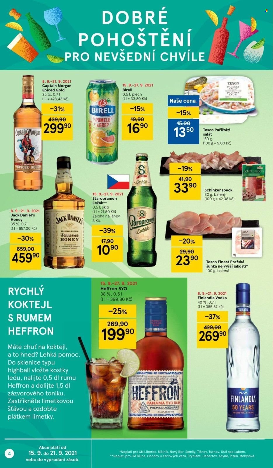 Leták TESCO supermarket - 15. 9. 2021 - 21. 9. 2021. 