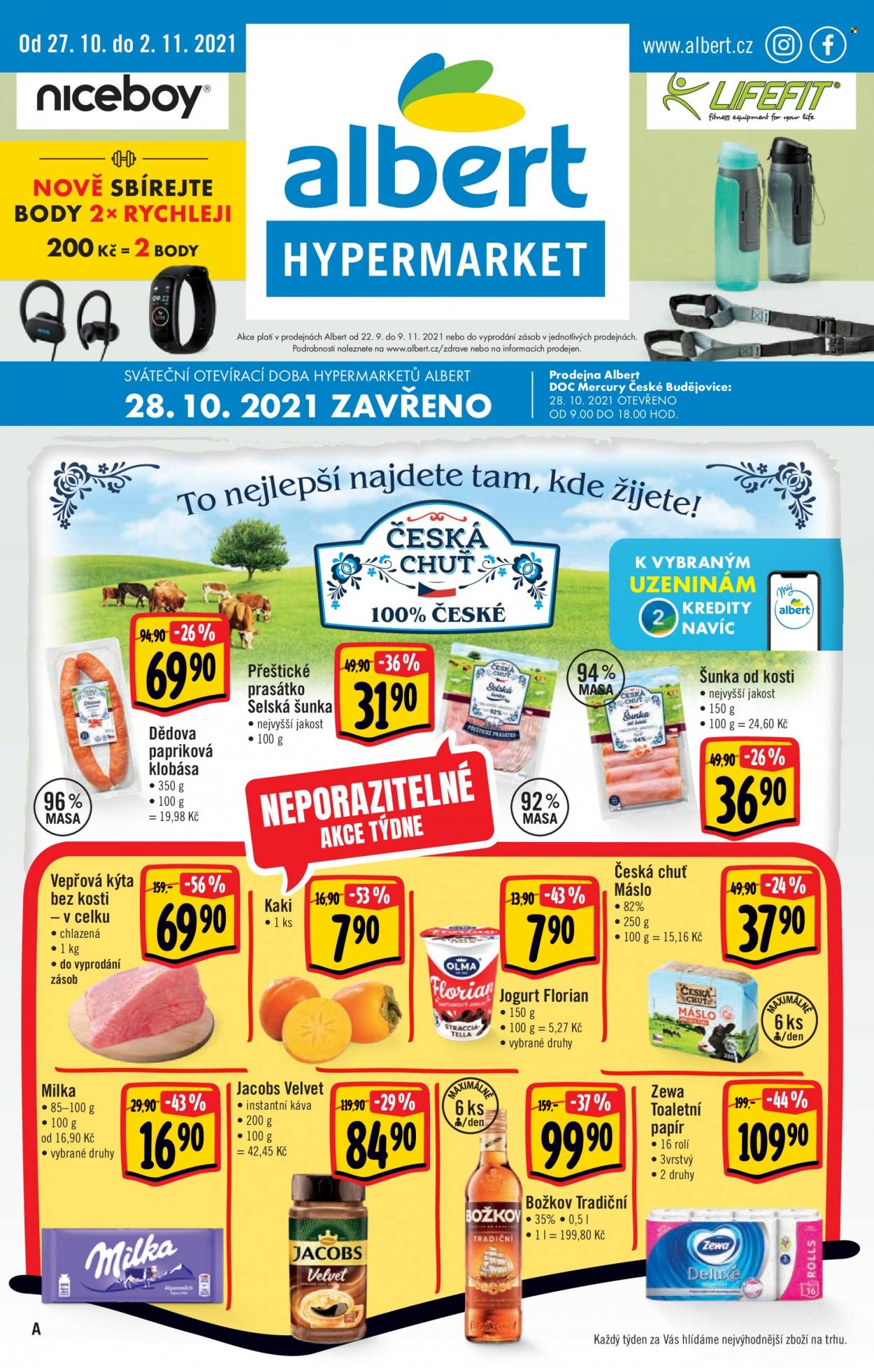 Leták Albert Hypermarket - 27. 10. 2021 - 2. 11. 2021. 