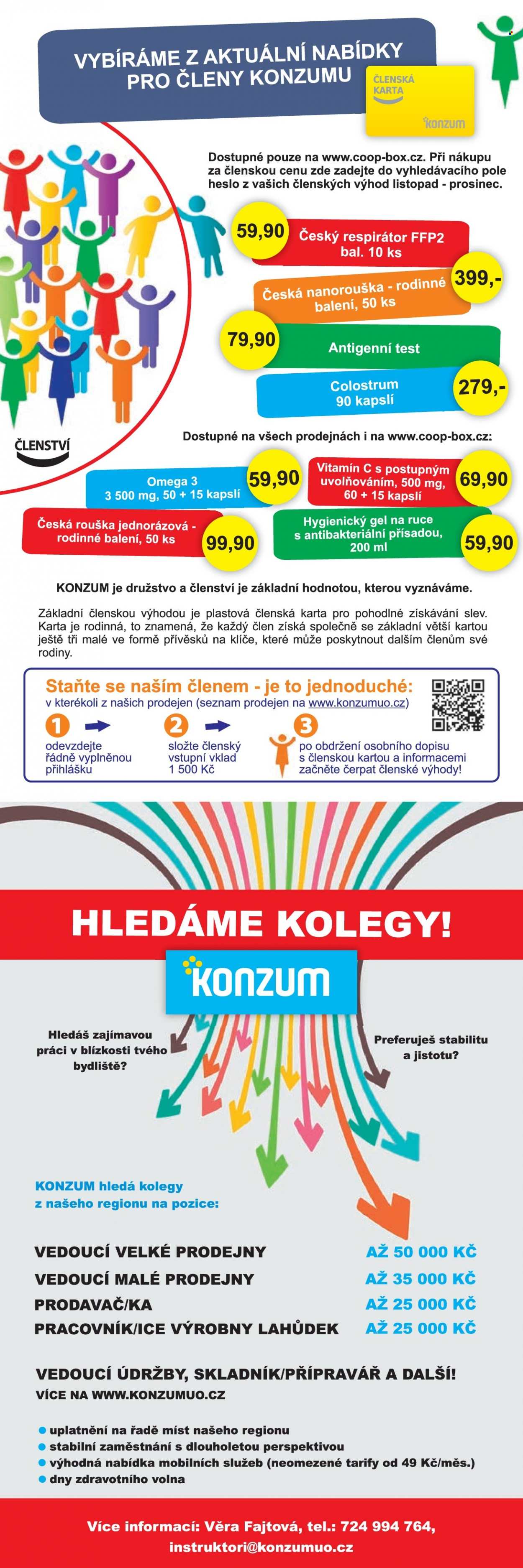 Leták Konzum - 12. 1. 2022 - 25. 1. 2022. Strana 5.