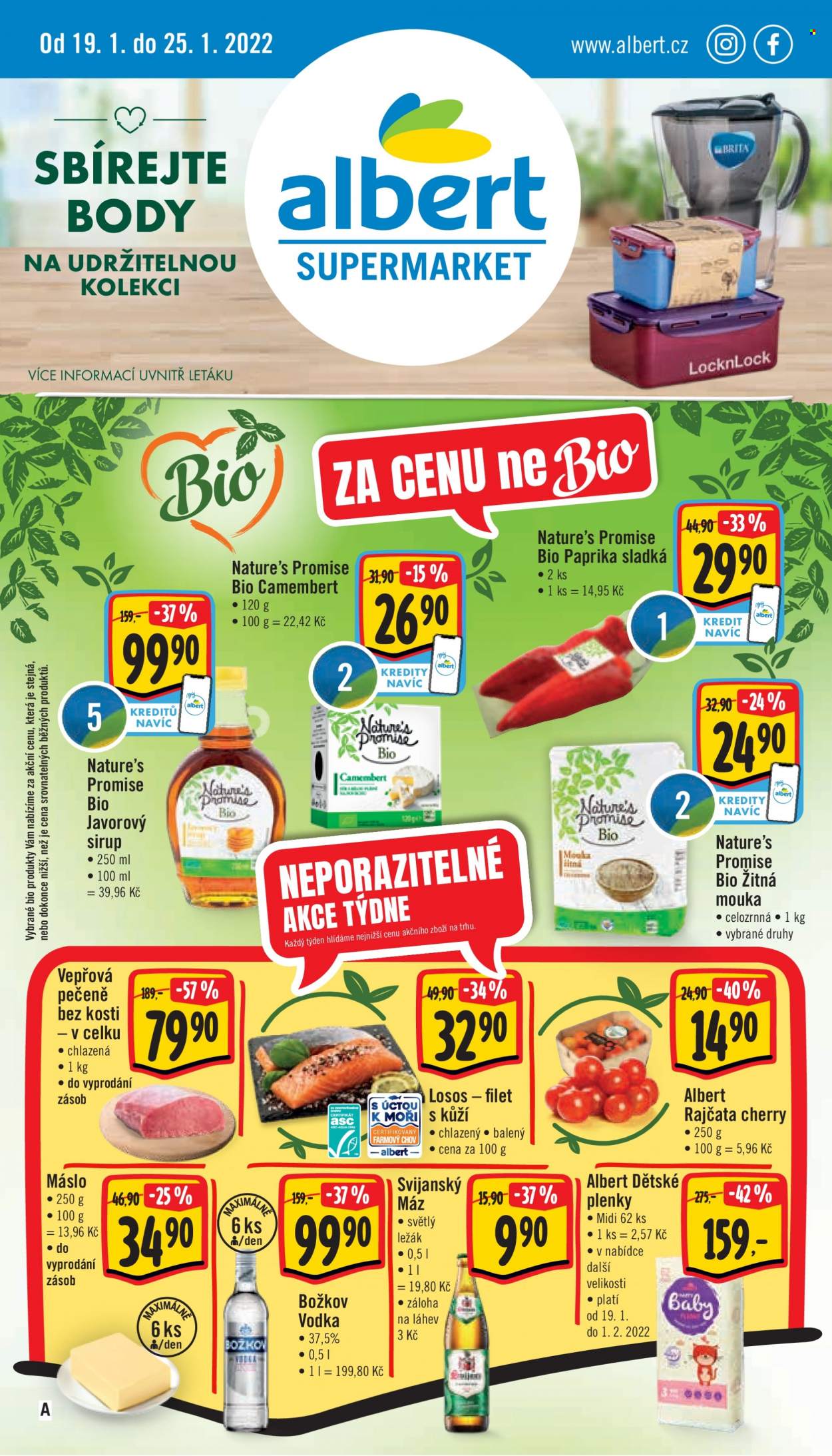 Leták Albert Supermarket - 19. 1. 2022 - 25. 1. 2022. 