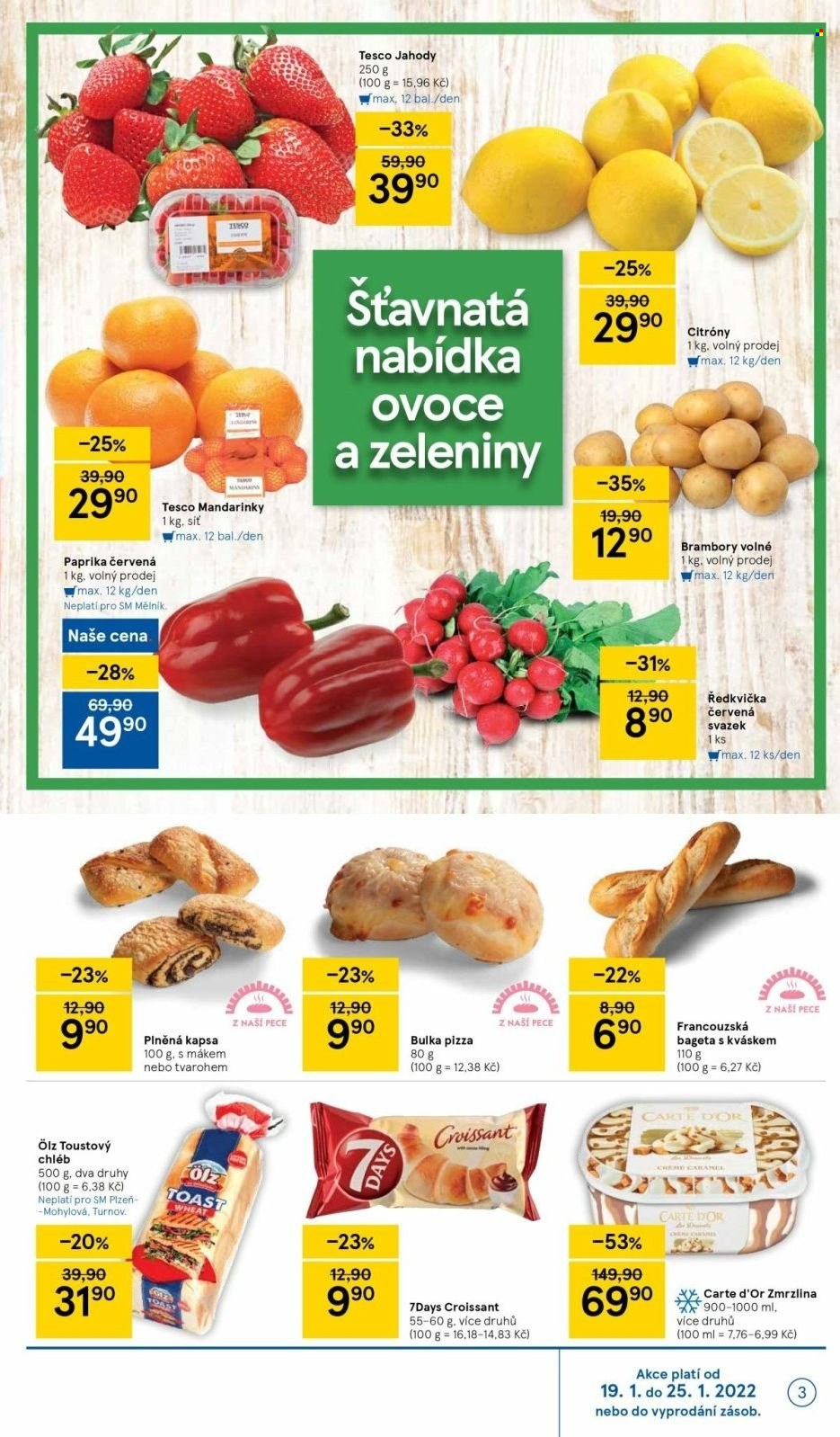 Leták TESCO supermarket - 19. 1. 2022 - 25. 1. 2022. 