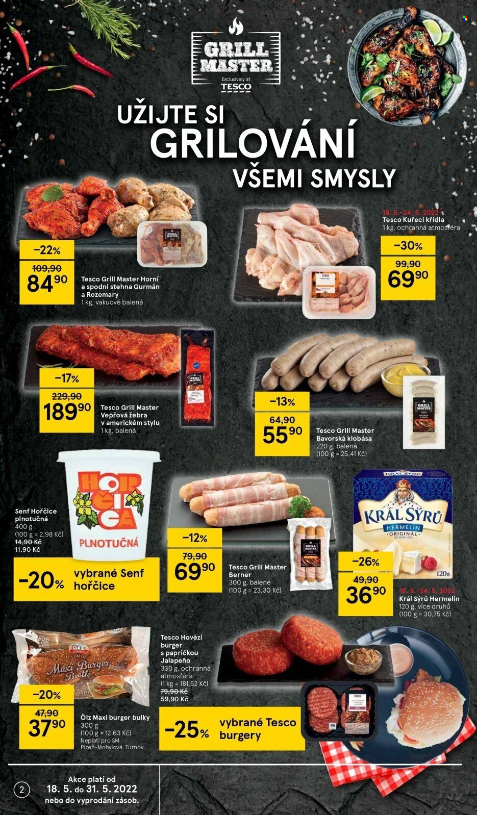 Leták TESCO supermarket - 18. 5. 2022 - 24. 5. 2022. 