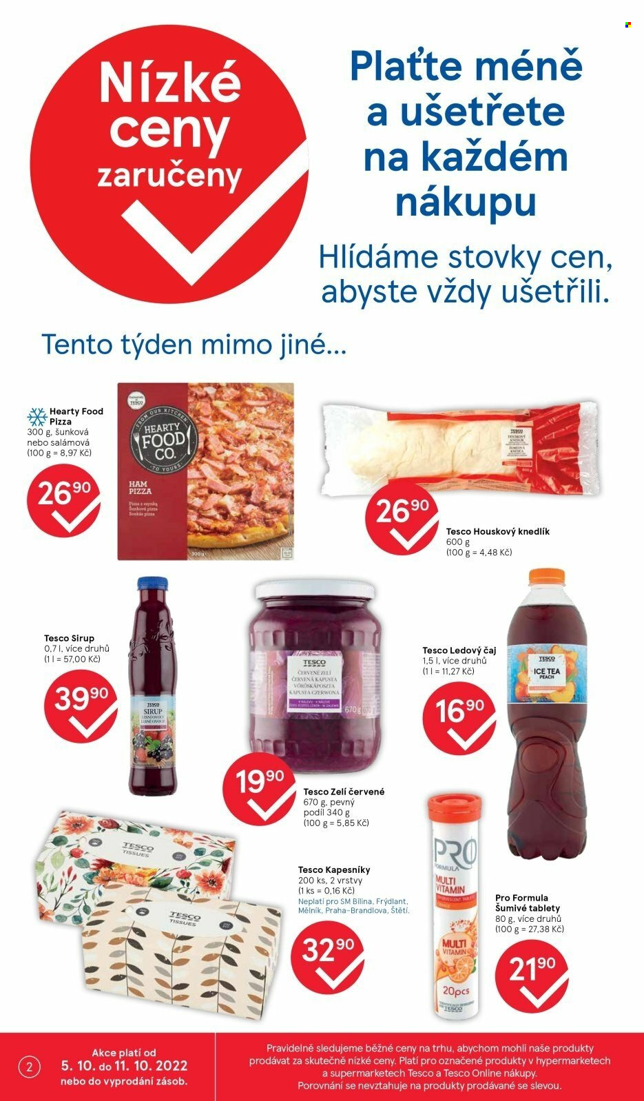 Leták TESCO supermarket - 5. 10. 2022 - 11. 10. 2022. 
