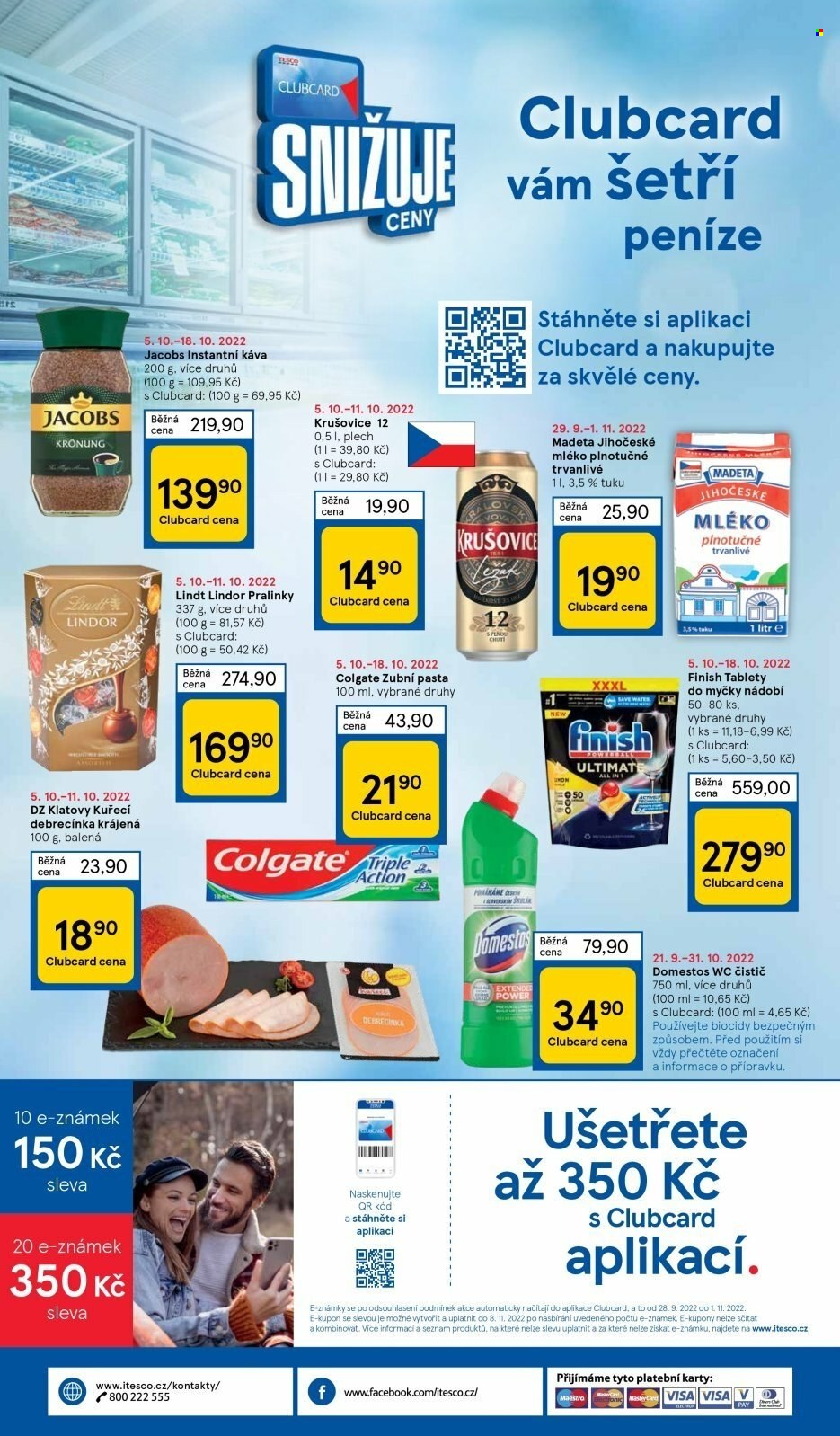 Leták TESCO supermarket - 5. 10. 2022 - 11. 10. 2022. 