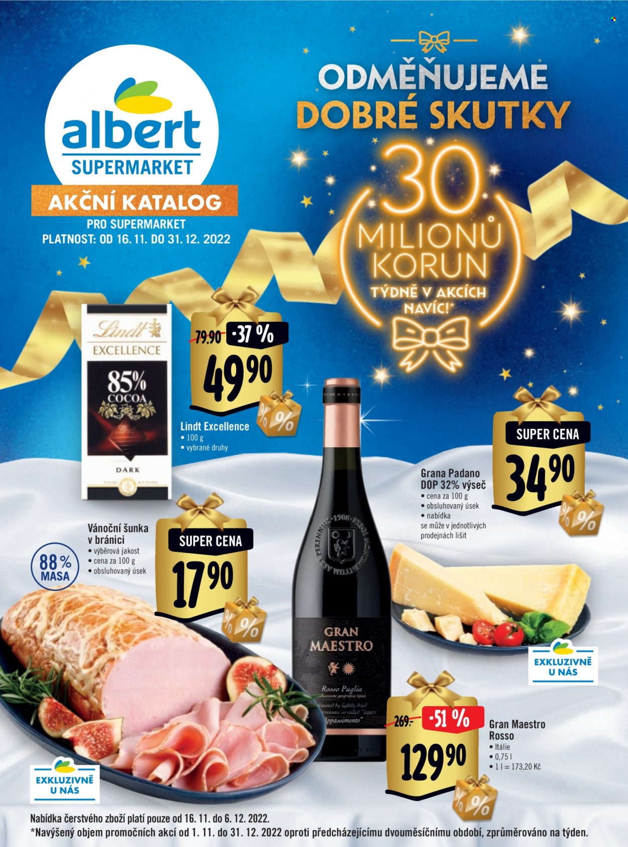 Leták Albert Supermarket - 16. 11. 2022 - 31. 12. 2022. 