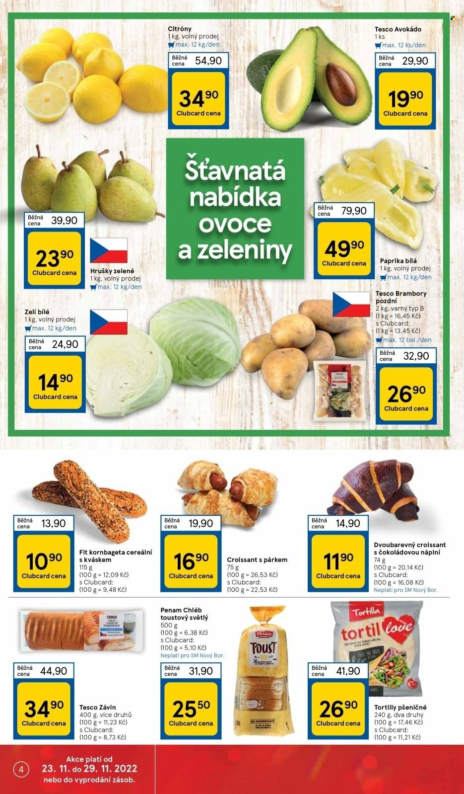 Leták TESCO supermarket - 23. 11. 2022 - 29. 11. 2022. 