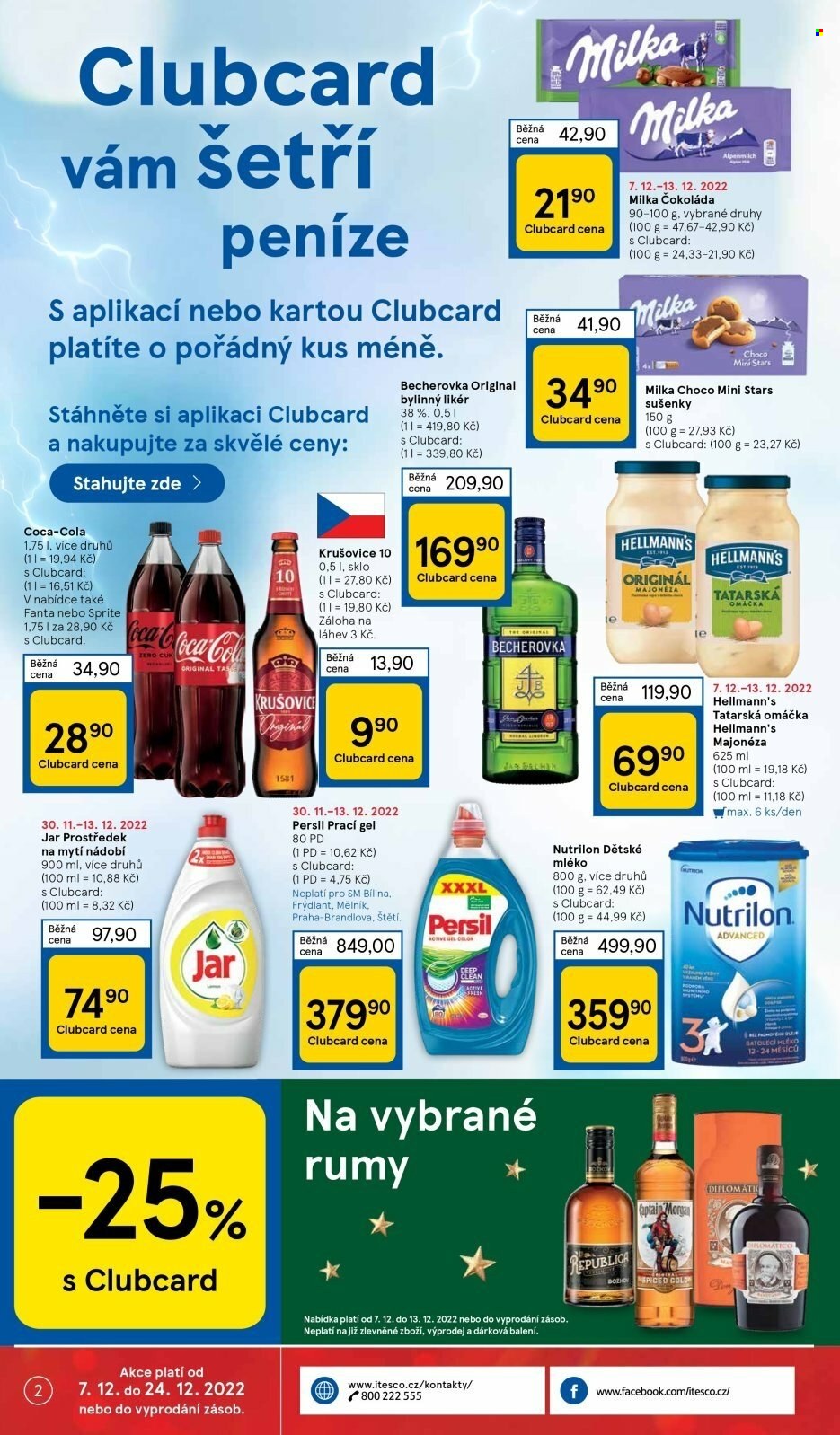 Leták TESCO supermarket - 7. 12. 2022 - 13. 12. 2022. 