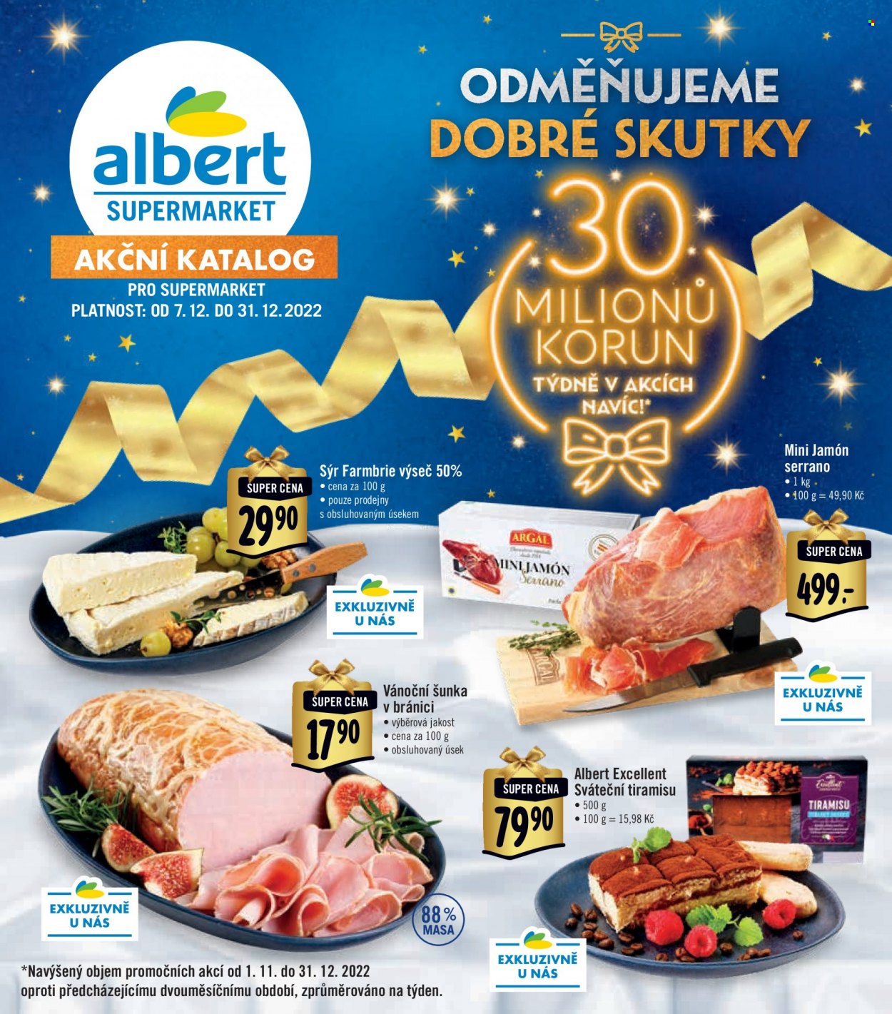 Leták Albert Supermarket - 7. 12. 2022 - 31. 12. 2022. 
