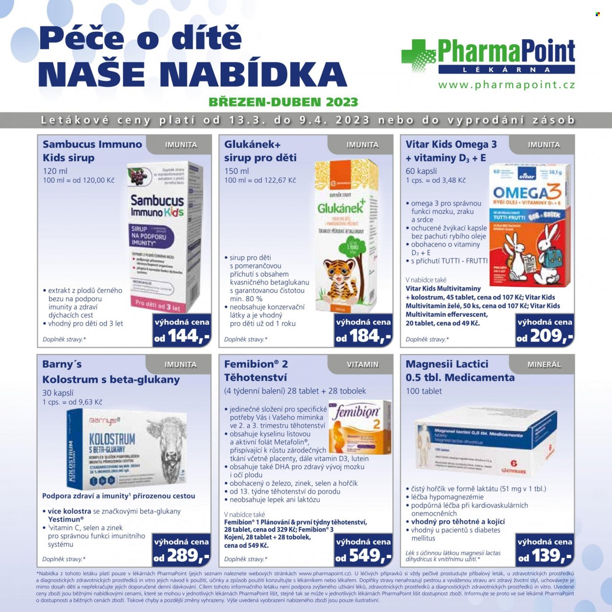 Leták PharmaPoint - 13. 3. 2023 - 9. 4. 2023. 