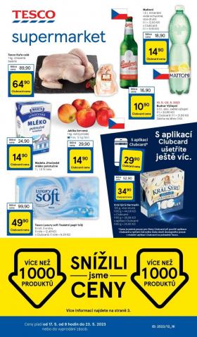 TESCO supermarket - Snížili jsme ceny