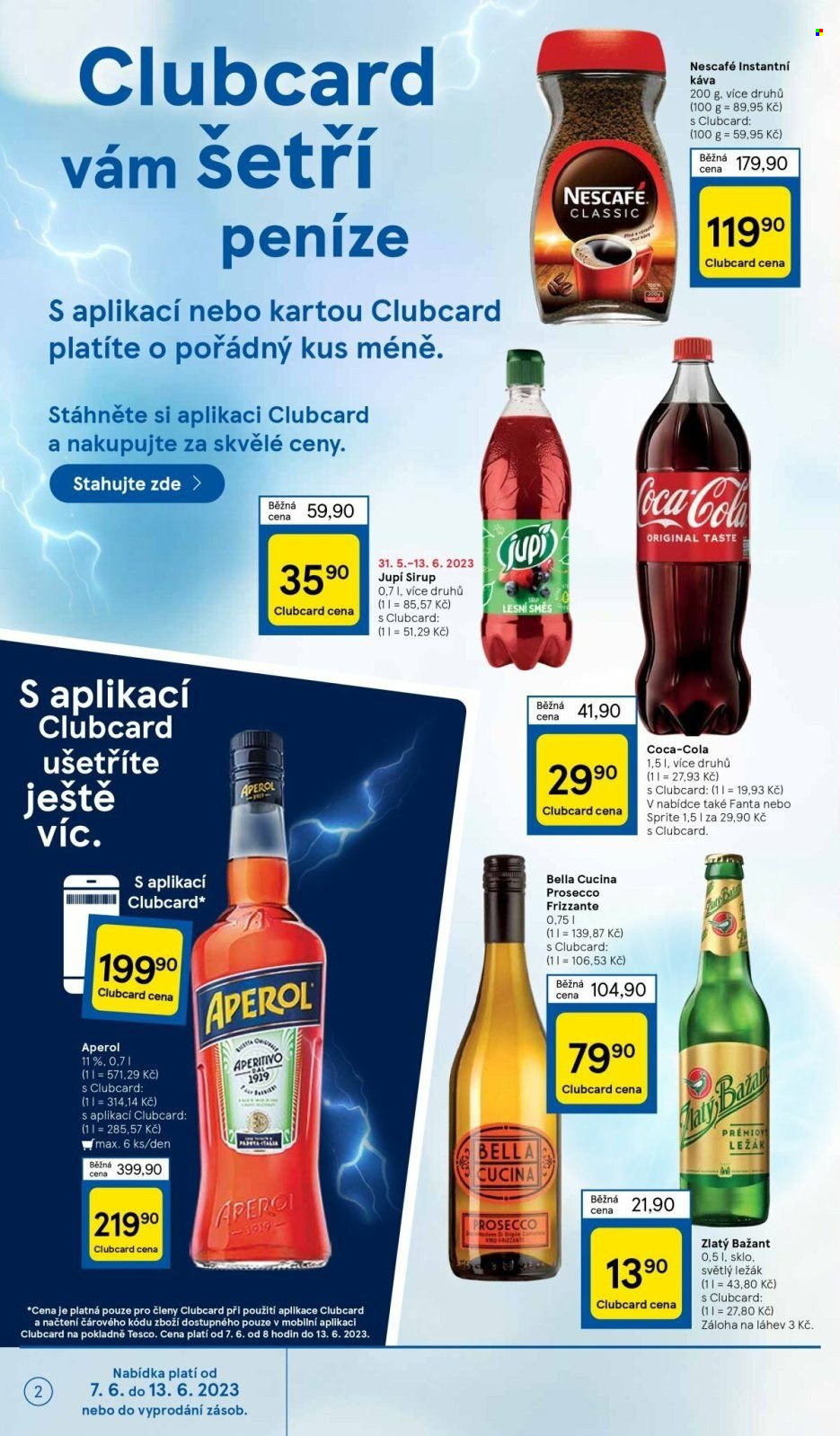 Leták TESCO supermarket - 7. 6. 2023 - 13. 6. 2023. 