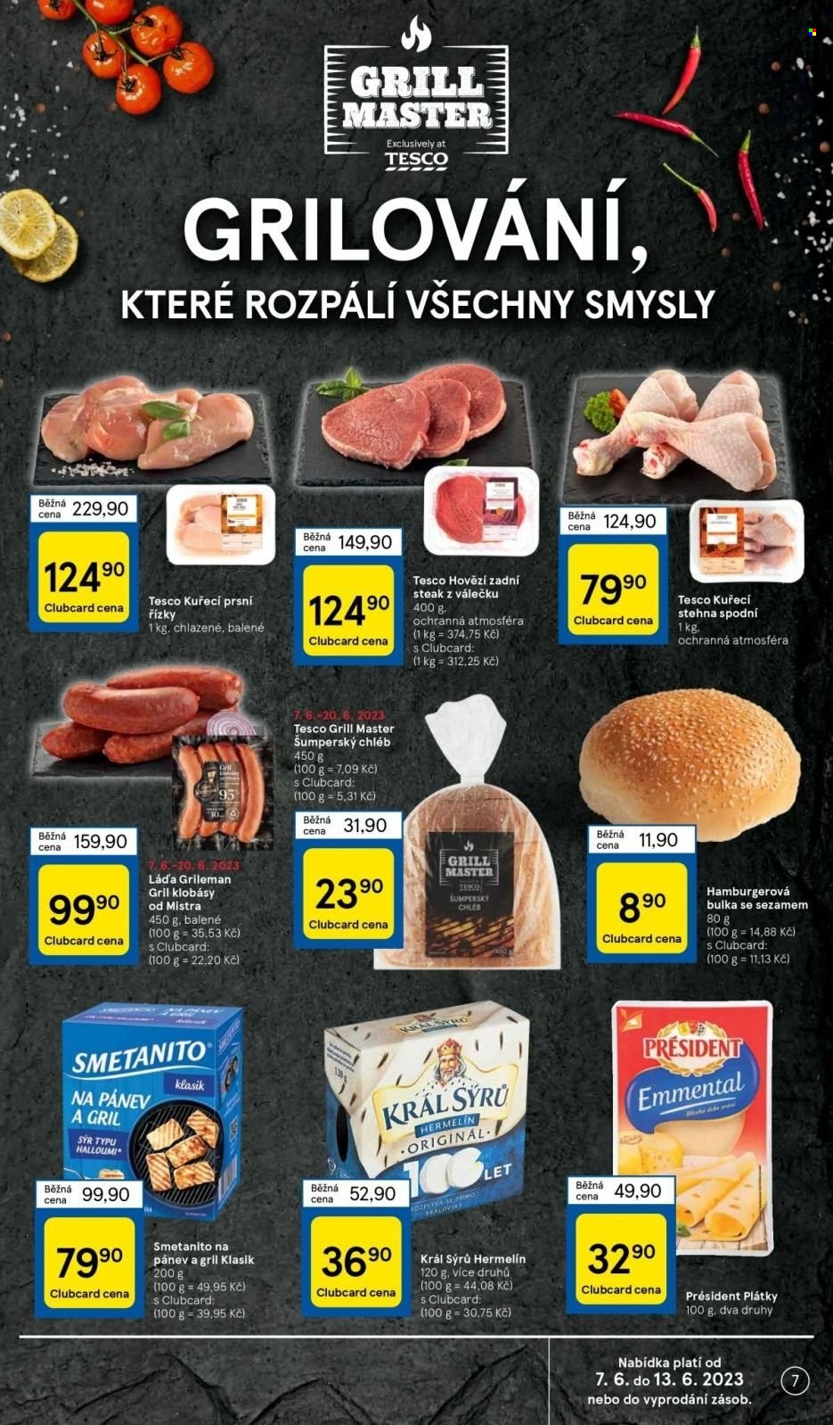 Leták TESCO supermarket - 7. 6. 2023 - 13. 6. 2023. 