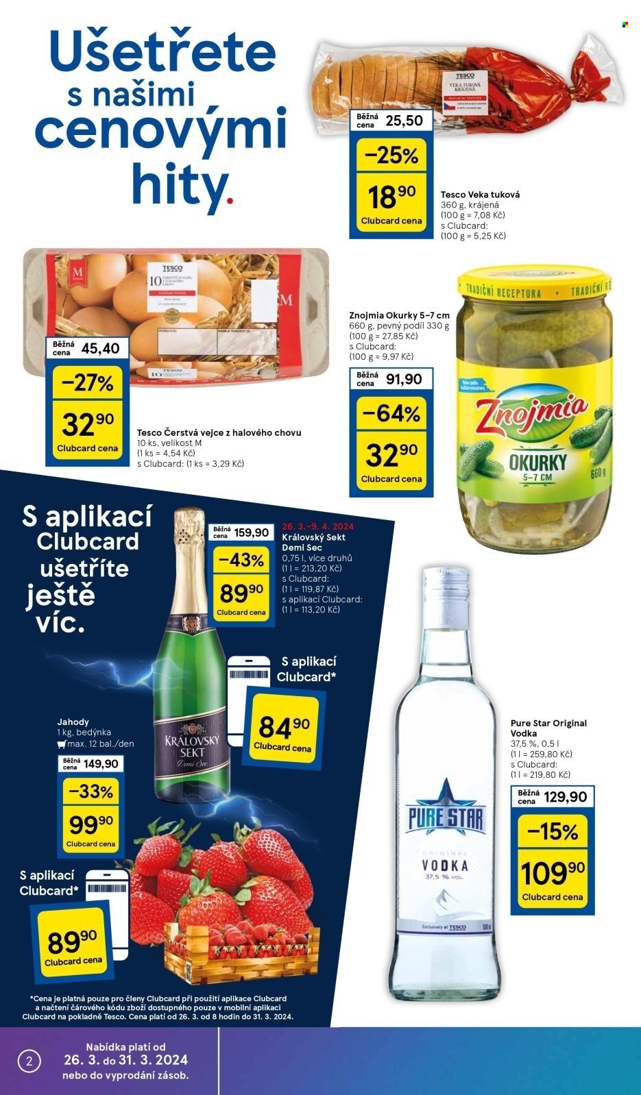 Leták TESCO supermarket - 26. 3. 2024 - 31. 3. 2024. 