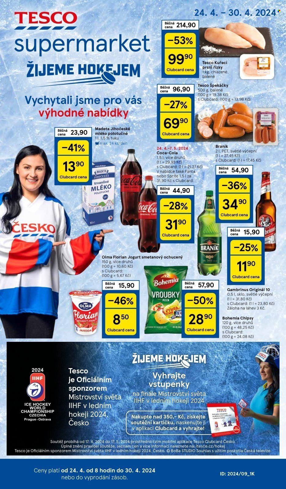 Leták TESCO supermarket - 24. 4. 2024 - 30. 4. 2024. 